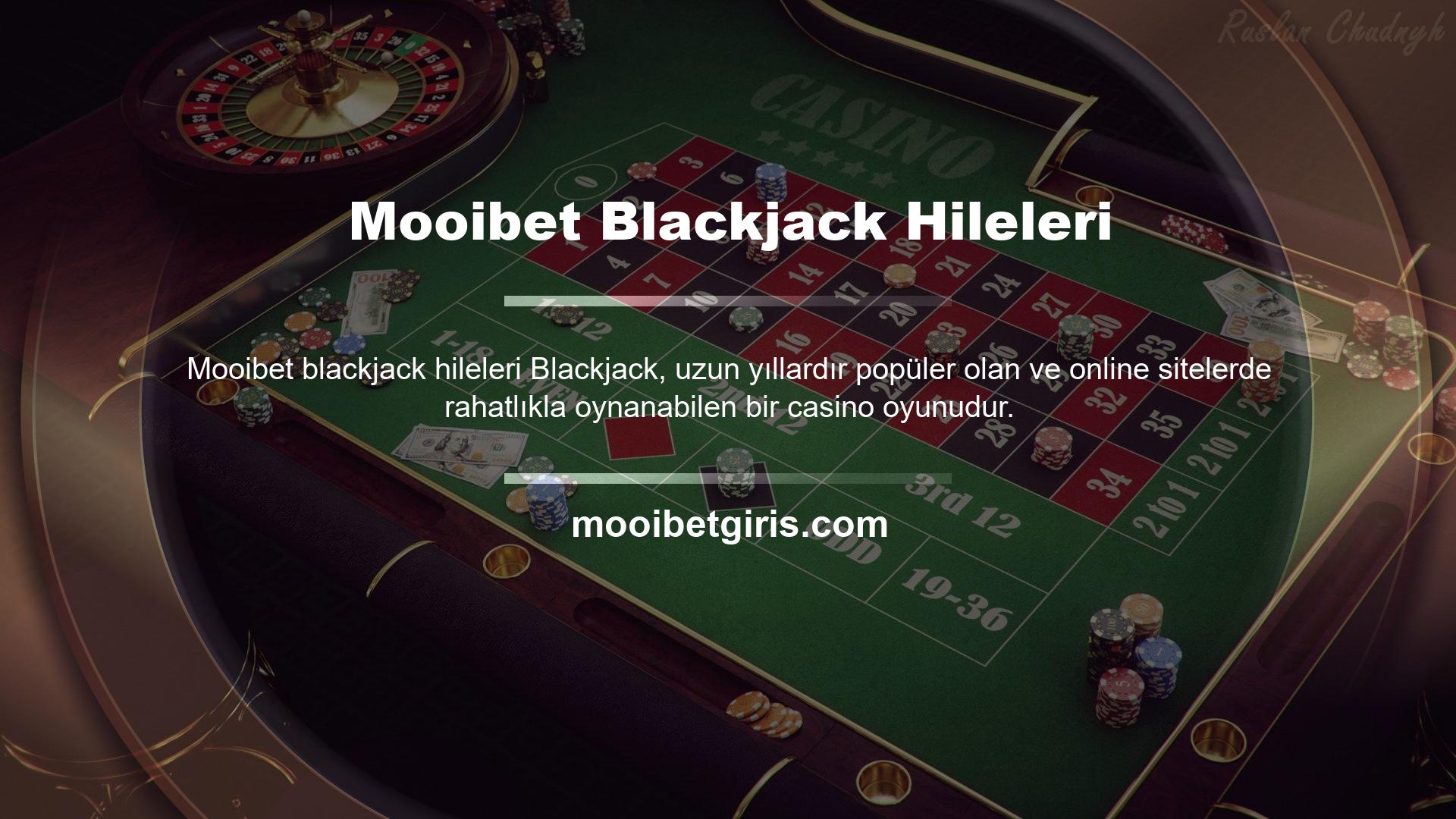 Mooibet Blackjack Hileleri