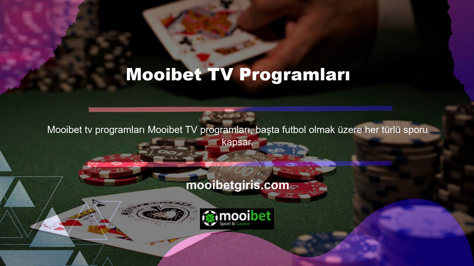 Mooibet TV Programları